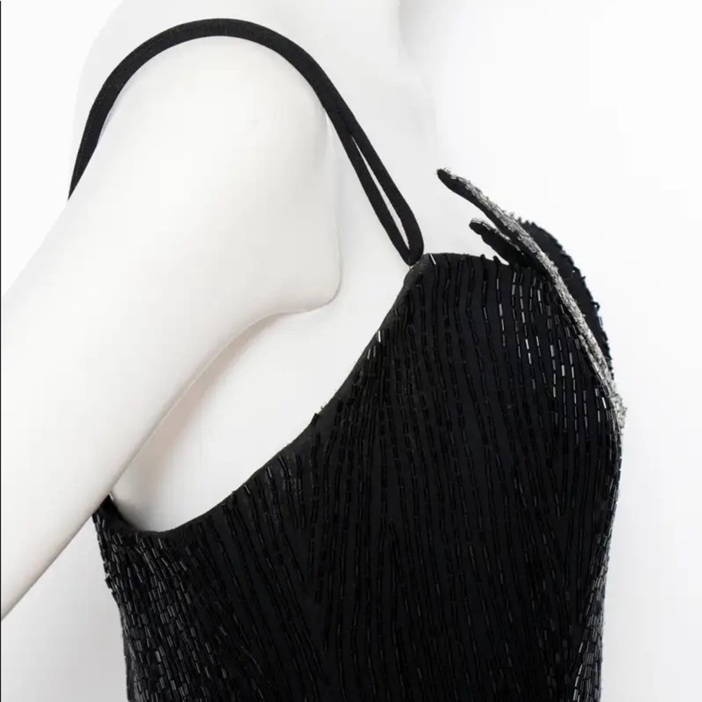 1980s Vintage Bob Mackie Strapless Evening Gown - Picture 6 of 7